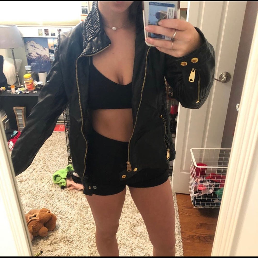 leather jacket